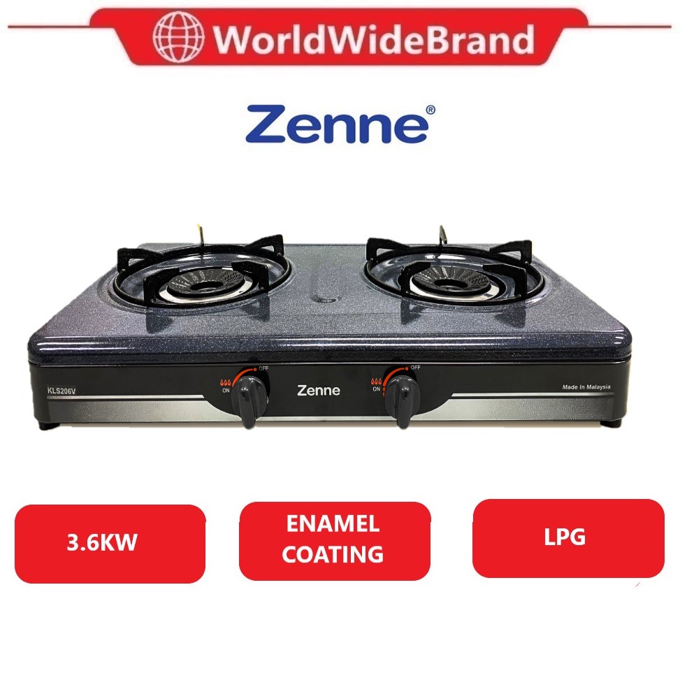 ZENNE KLS206VE TABLE TOP GAS COOKER WITH ENAMEL COATING Shopee Malaysia