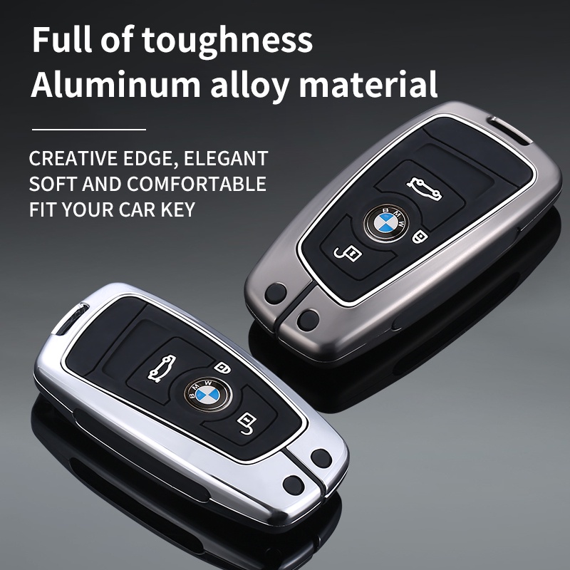 Zinc Alloy Car Remote Key Case Cover Shell For BMW 1 3 5 7 Series X1 X3 ...