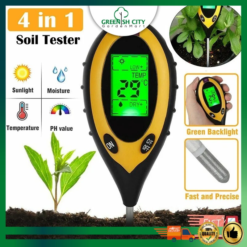 Digital Soil PH Moisture Tester,Plant Moisture PH Meter For Soil And W - LLP - View #8