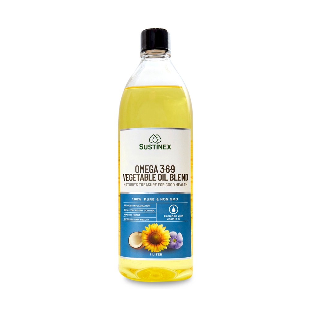 (CLEARANCE) NOVA SUSTINEX OMEGA 369 VEGETABLE OIL BLEND 1 LITER (EXP