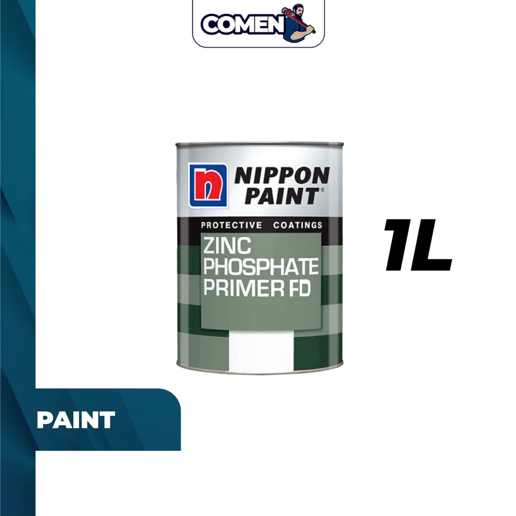 NIPPON PAINT Zinc Phosphate Primer FD 1 Liter Iron Steel Primer