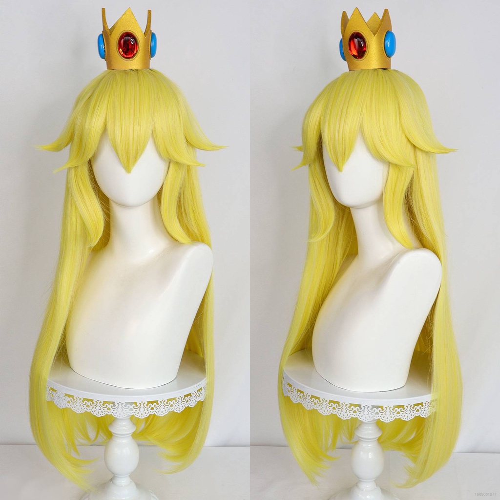 AG Princess Peach Cosplay Wig The Super Mario Bros Movie Cartoon Women
