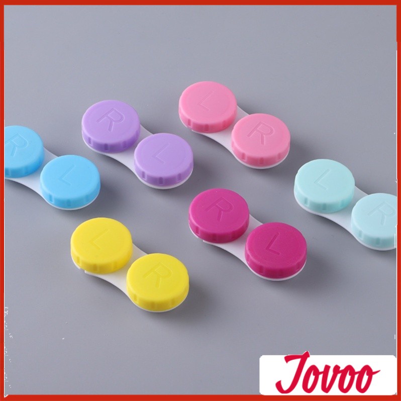 Random Color Mix Colour Contact Lens Case Contact Lenses Casing Kotak ...