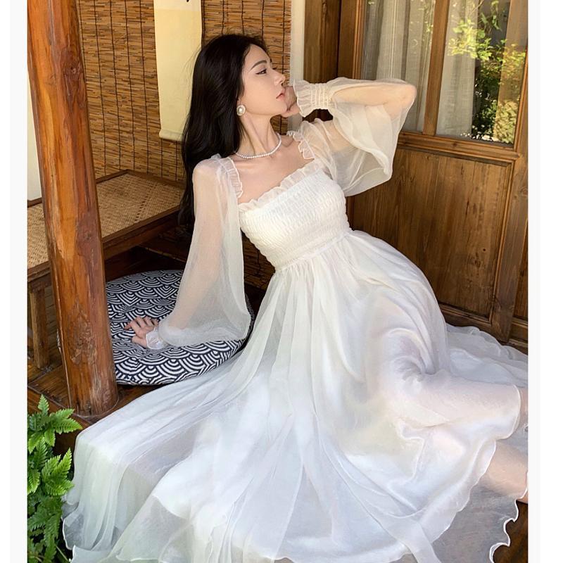 cheap cotton sun dresses Linen for Older Women Casual Loose Comfy V Neck Short Sleeve Linen Maxi Dress Summer Lightweight Gauze Flowy Maxi Dresses Tea Length Tshirt Dress Beach Vacation Outfits 2025 at like our Cotton Tiered 216432 Men's Business Casual Dress Color:White color