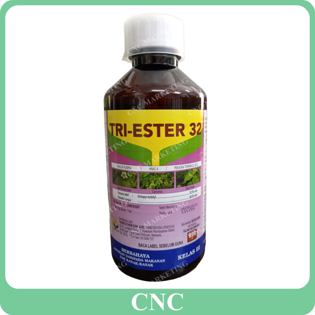 1l Tri Ester 32 Farmcochem Triclopyr Butotyl 32 Herbicide Racun Rumput