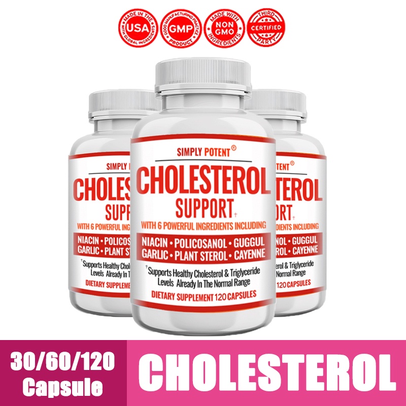 Cholesterol Lowering Support Supplement, Supports Lowering High ...