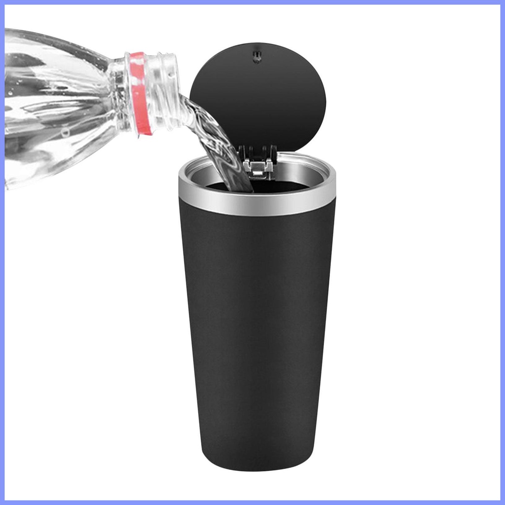Cup Holder Garbage Can 800ml Car Cup Trash Can Washable Small Leakproof