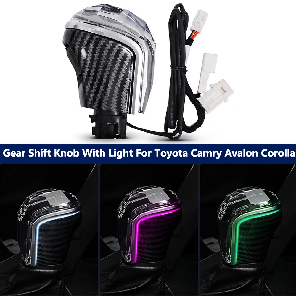 Crystal Gear Shift Knob With Ambient Light For Toyota Camry Avalon