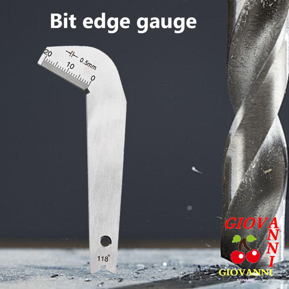 GIOVANNI Drill Bits Angle Gage, Gauging Steel Drill Template Gauge, Bit