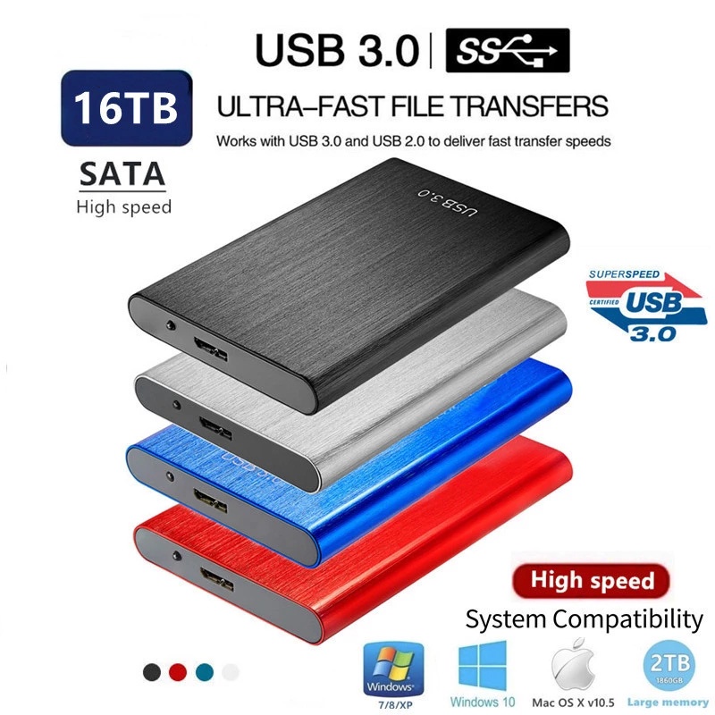 External USB SSD mass storage 500GB,2TB,64TB,128TB high speed, original
