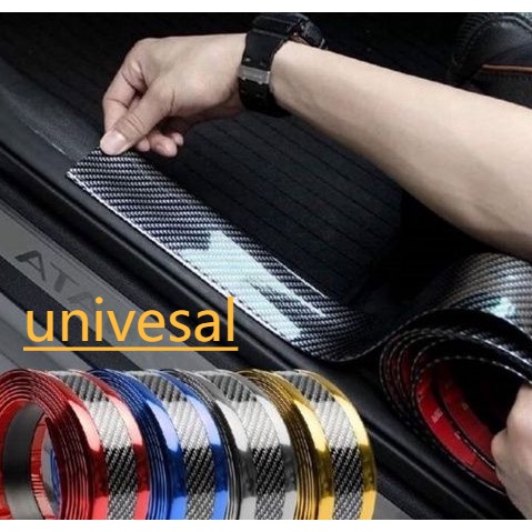 Car Sticker 5D 6D Carbon Fiber Universal Styling Car Door Sill ...