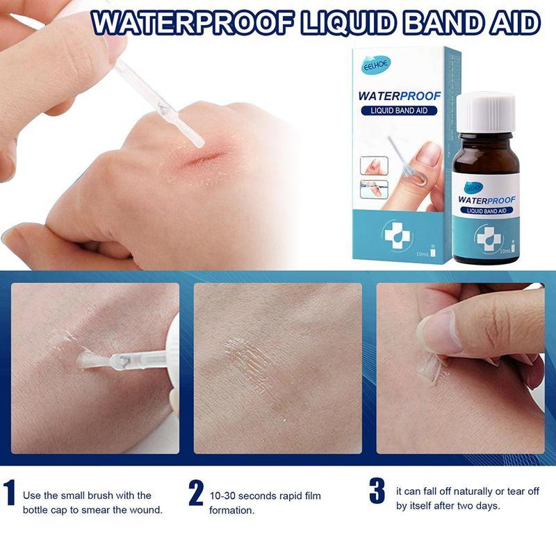 EELHOE First-aid kit Liquid Bandage 0.3 Fl Oz Active Skin Repair Wounds ...