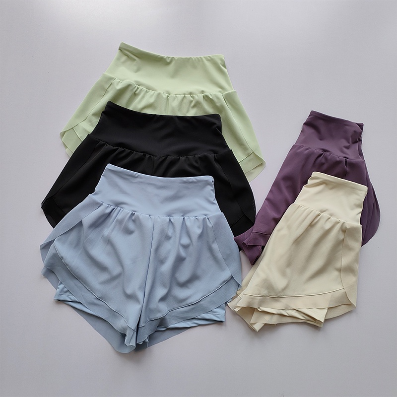 Sports Fast Drying Shorts Summer Mesh Matching Women's New Wide Fast
