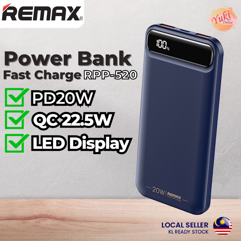 Remax Power Bank RPP-520 / RPP-521 / RPP-522 Powerbank 10000mAh ...