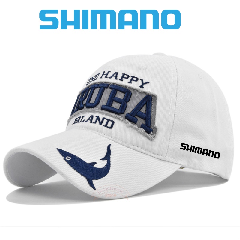 Shimano 2023 New Fishing Cap Outdoor Sports Hiking Baseball Cap Sunscreen  Retro Leisure Hiking Hiking Men and Women Fishing Hat