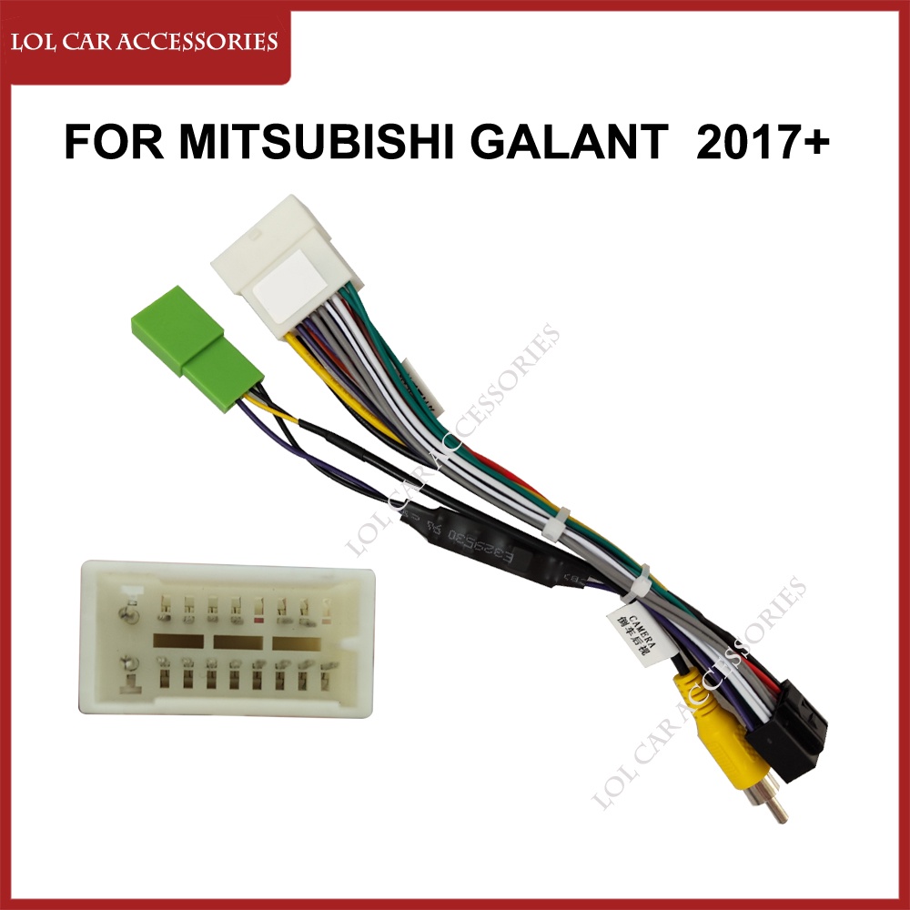 FOR Mitsubishi Galant 2017+ with Rear View Camera Cable Car Radio GPS
