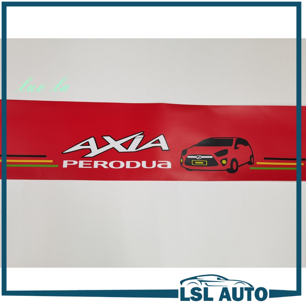 Front Windscreen Windshield Window Sticker myvi honda proton axia typer ...