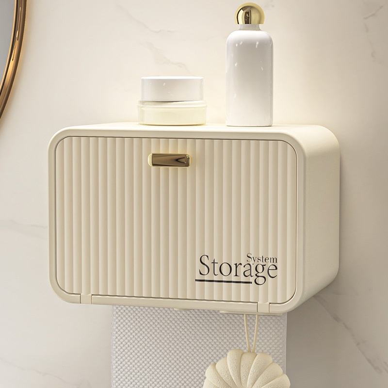 Tissue Storage Box New Plastic Face Towel Storage Box Bathroom