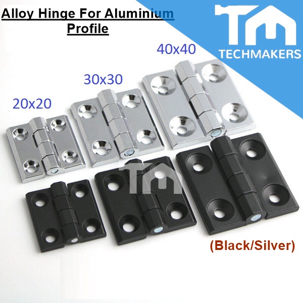 Aluminum Profile Metal/Countersunk Door Hinge Zinc Alloy For Aluminum