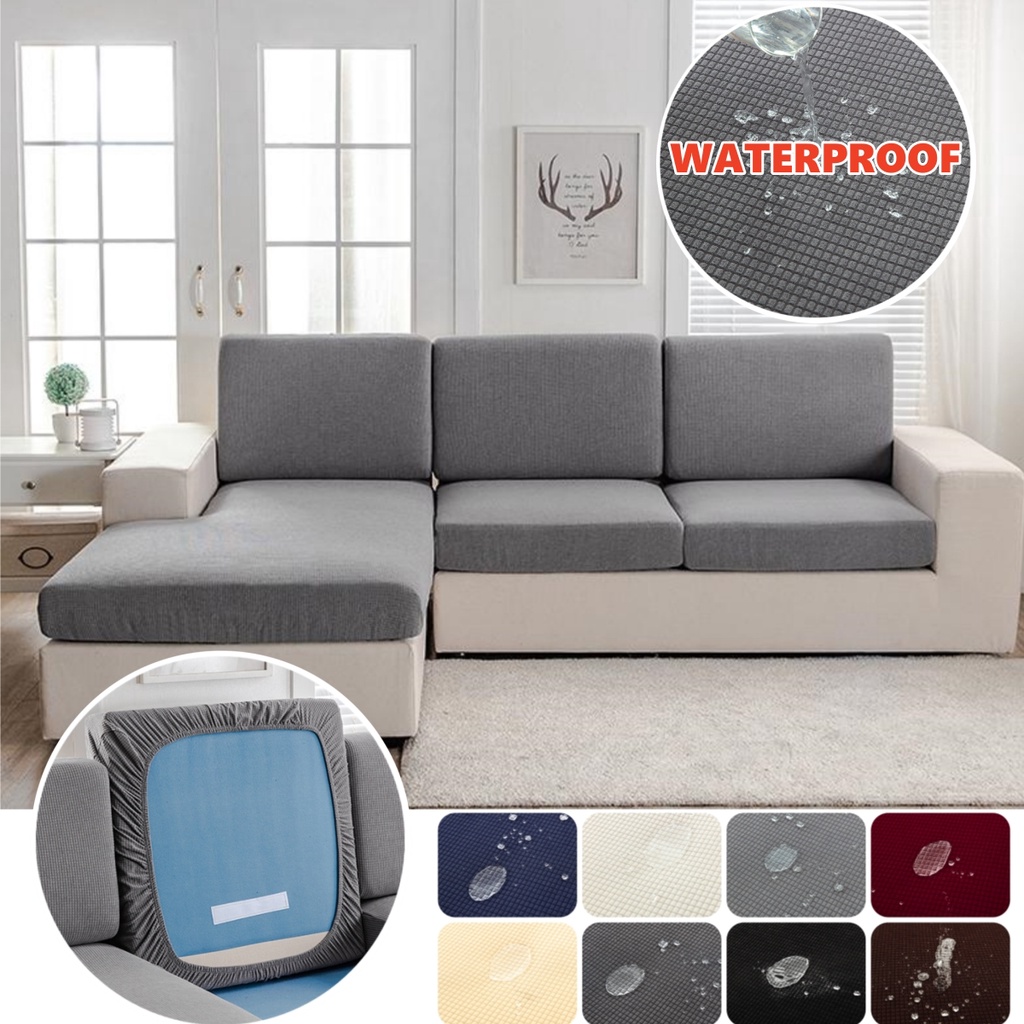 Waterproof Sofa Seat Cushion Cover Elastic Sarung Sofa Cover For Living