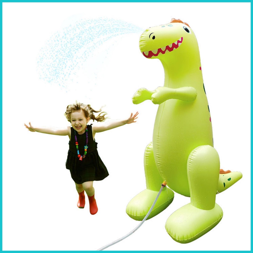 Giant Dinosaur Sprinkler Inflatable Dinosaur Water Toys Spray Dino