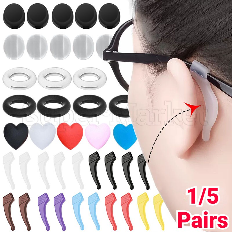 [ Featured ] Silicone Antislip Ear Hook / Circle Elastic Eyeglass