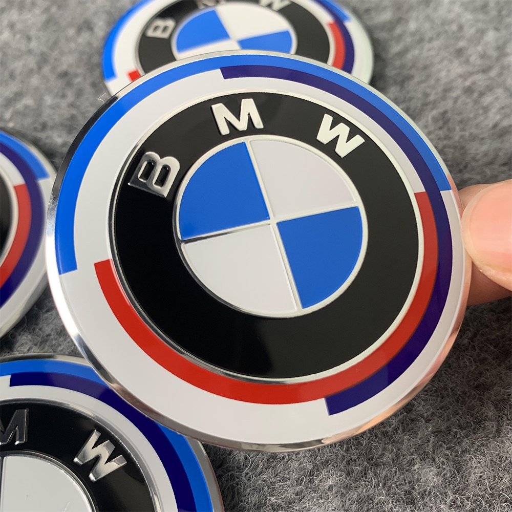 4PCS BMW Aluminum Motorcycle Handguard Reflective Sticker Windshield ...