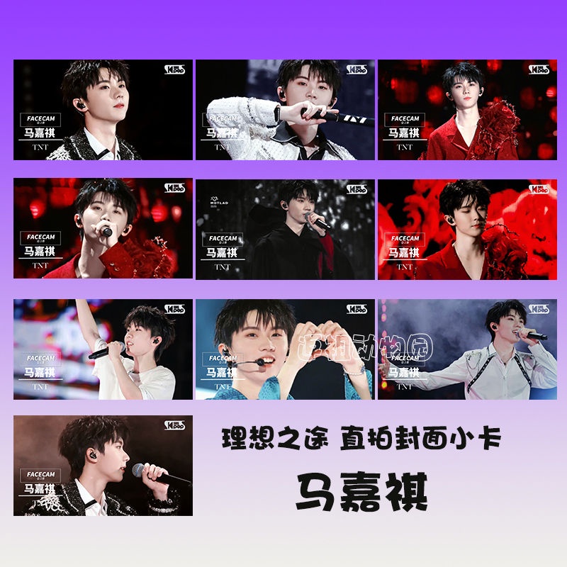 TNT时代少年团理想之途演唱会舞台饭制小卡个人舞台直拍团体周边