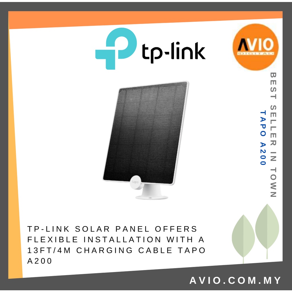 Tp Link Tplink Ip Tapo Solar Panel V W Suit Battery Powered Cctv Camera C C C