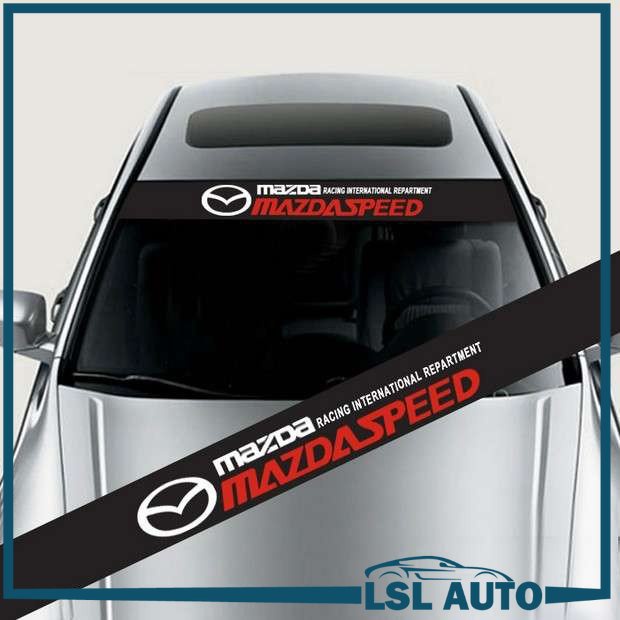 Mazda Windscreen Windshield Window Sticker Shopee Malaysia