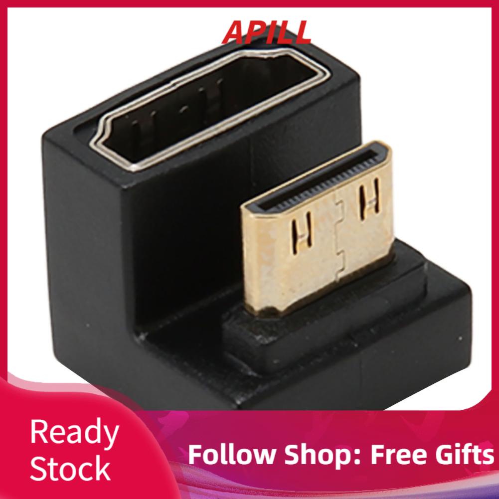 Apill Mini HD To HD Female Adapter Mini HD To HD Adapter U Shaped Male ...