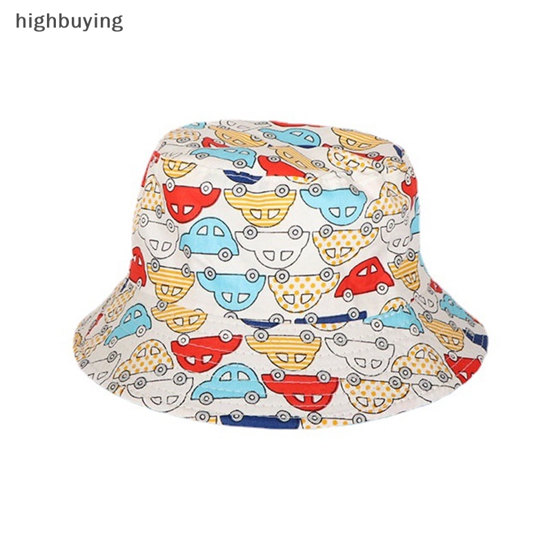 HBMY Summer Children Cotton Cartoon Bucket Hat For Boys Pring Dinosaur ...