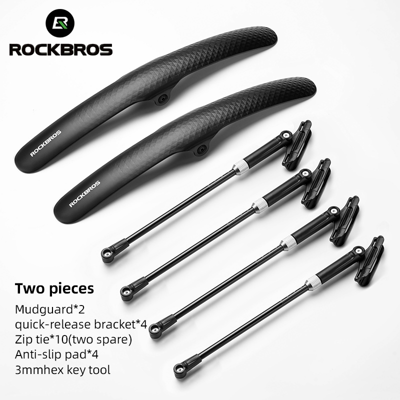 【MY Delivery】ROCKBROS Road Bike Fender 700C Dustproof Mud Guarad Wings