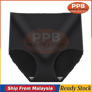 PPB_【READY STOCK】Plus Size Women High Waist Panties lcae Lingeries Seluar  Dalam Wanita Ladies Breathable Underwear