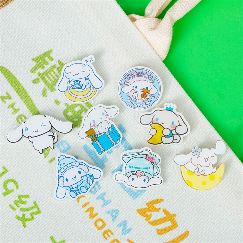 Badge Sanrio Peripheral Cute Cinnamoroll Brooch Cartoon Acrylic Pin Bag ...