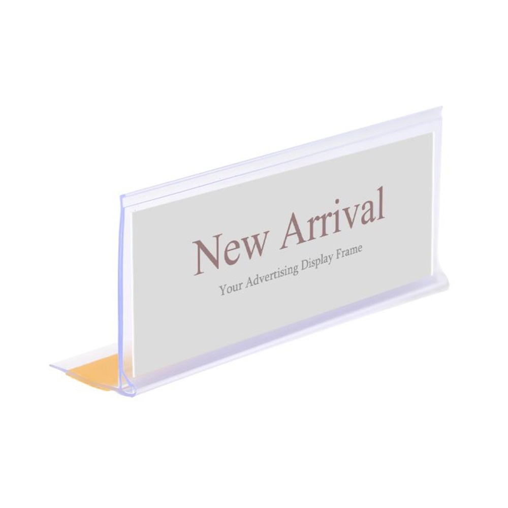 Strip Selfadhesive Data Label Holder Tray Rack Shelf Edge Display