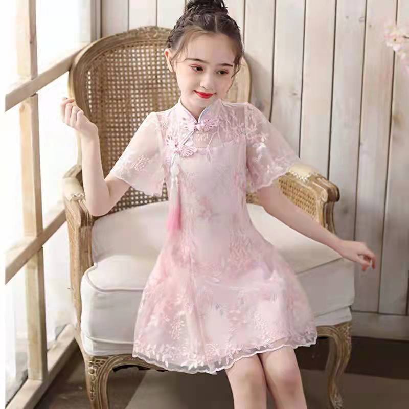 Cheongsam Dress Baju Budak Perempuan Teenager Fashion Hanfu Princess ...