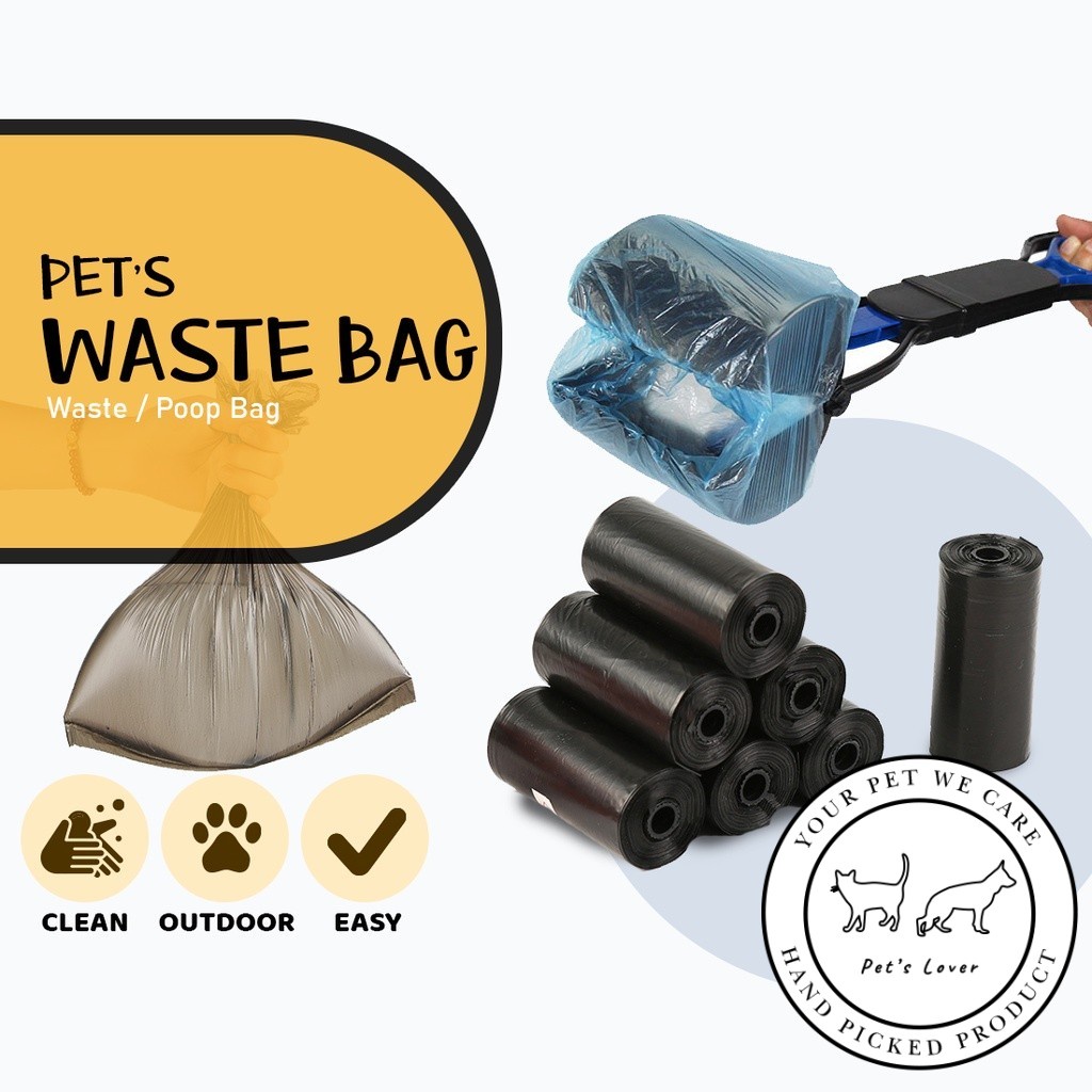 【Pawly & Crawly】Pet Leak Proof Tear Resistant Poop Waste Pick Up ...