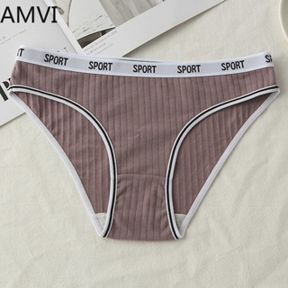 AMVI Panty Plus Size for Women Cotton Panties Ladies Sport Briefs  Underpants Soft Menstrual Panties Comfort Briefs Underwear L-xxxxl Lingerie