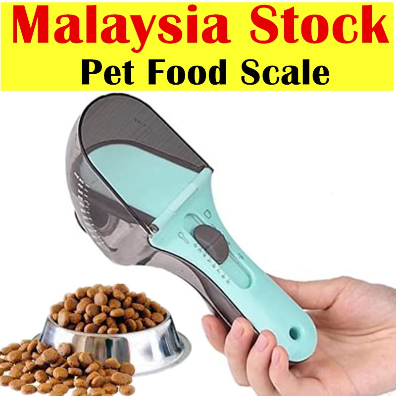 Pet Kibble Adjustable Food Scale Measuring Spoon Electronic Sendok ...