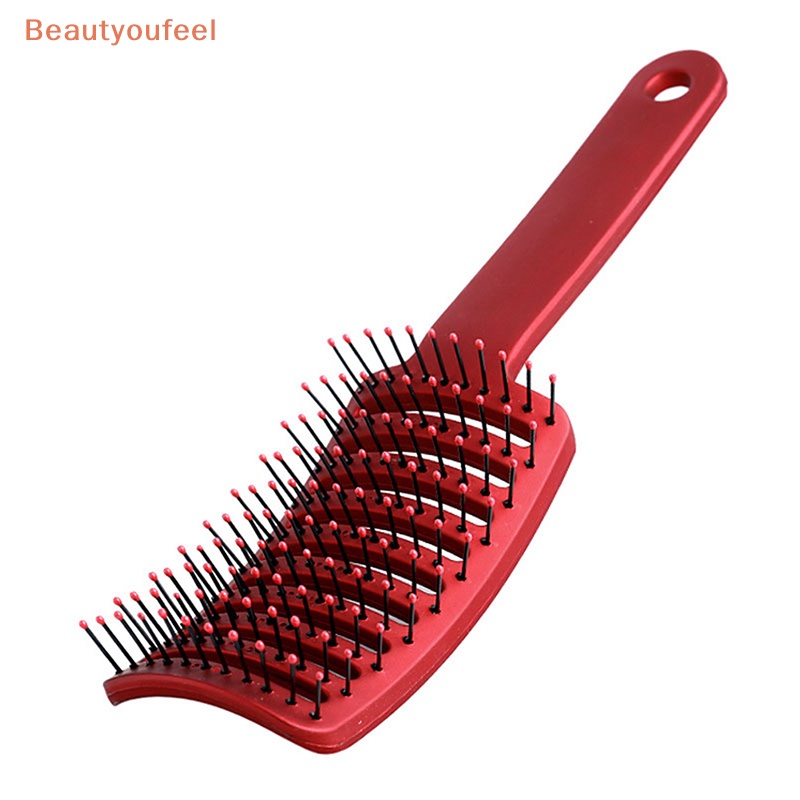Beautyoufeel Hair Scalp Massage Comb Nylon Wet Curly Detangle Women