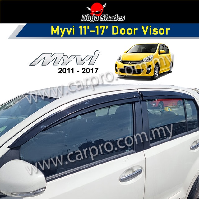 Perodua Myvi 2011 - 2017 Pelindung Tingkap Kereta Door Visor 4pcs Set ...