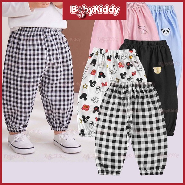 (6m-5years) Kids Long Pants Jogger Pants Seluar Baby Girl Boy Toddler ...