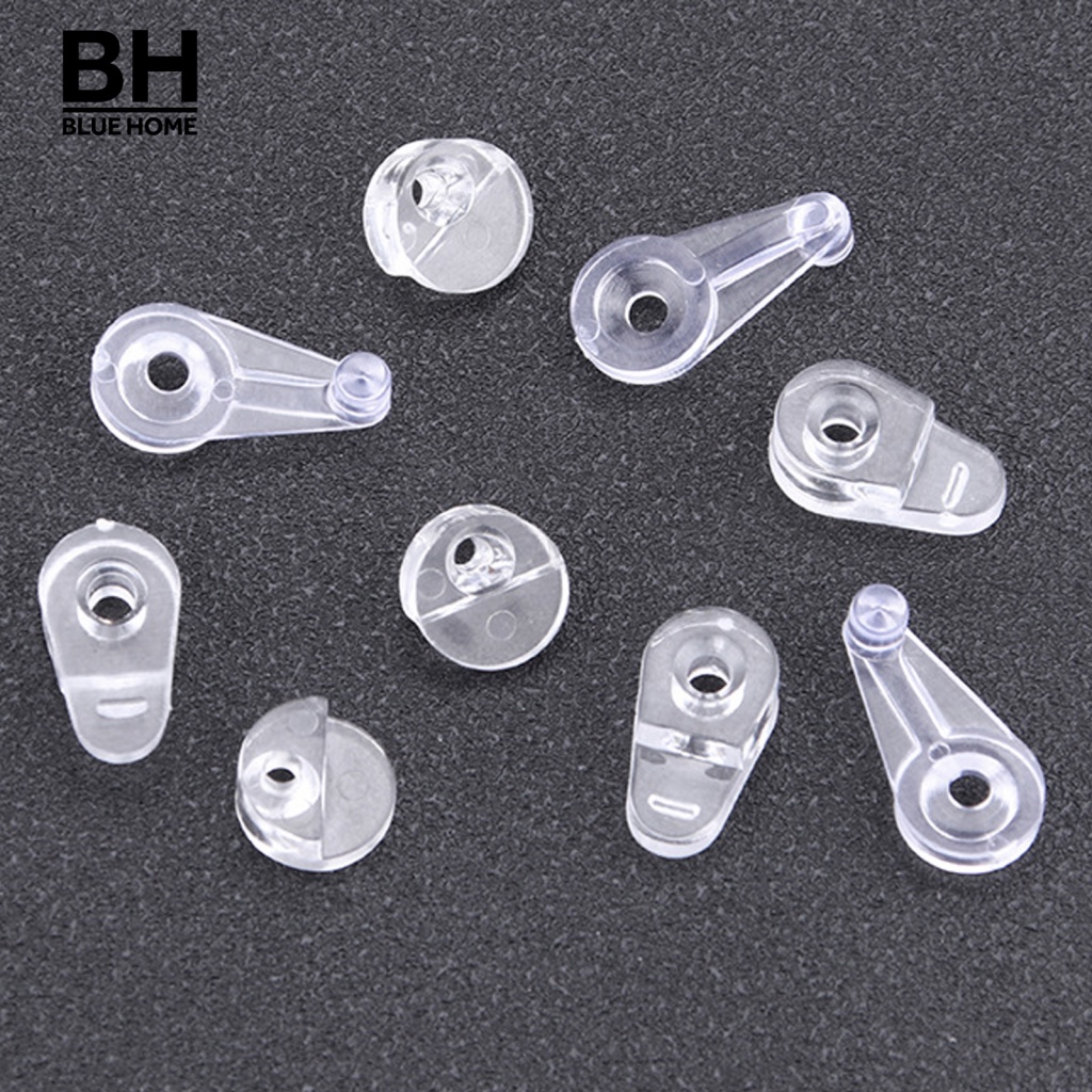 bluehome 30Pcs Glass Clips Compact Sturdy Transparent Body Practical ...