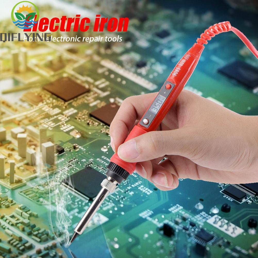 Digital Rework Station Soldering Iron Handheld Heat Pencil Electric