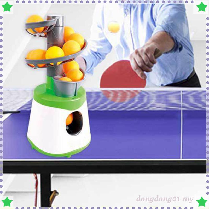 [Dong] USB Table Tennis Robot Pong Ball Hold 15 Balls Launcher Kids