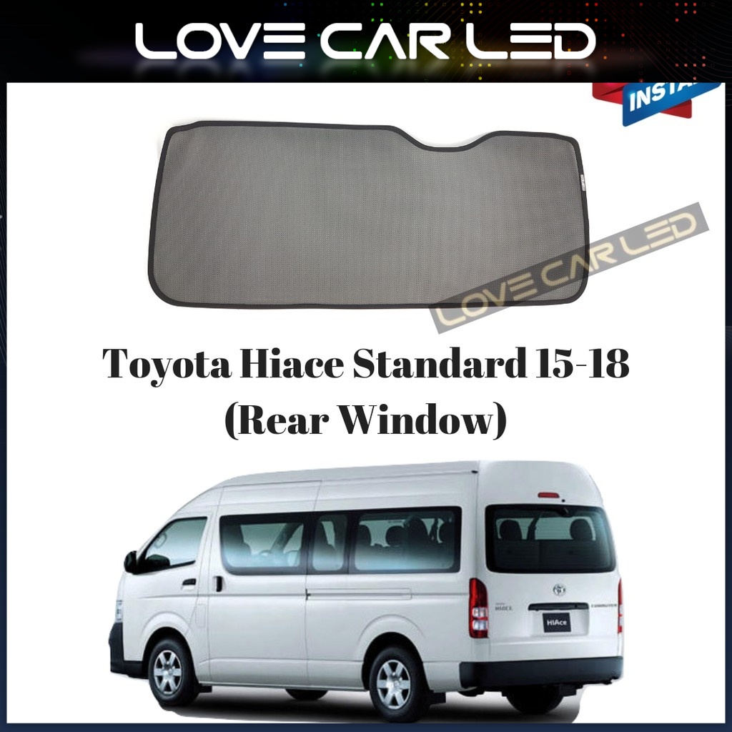 TOYOTA HIACE STANDARD 2004-2018 SUNSHADE REAR WINDOW | Shopee Malaysia
