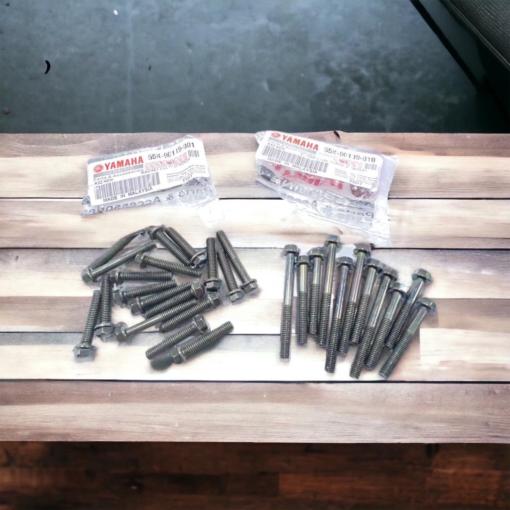 Screw Enjine Rxz Catalyzer Skru Enjin Rxz (1 Set) Yamaha | Shopee Malaysia