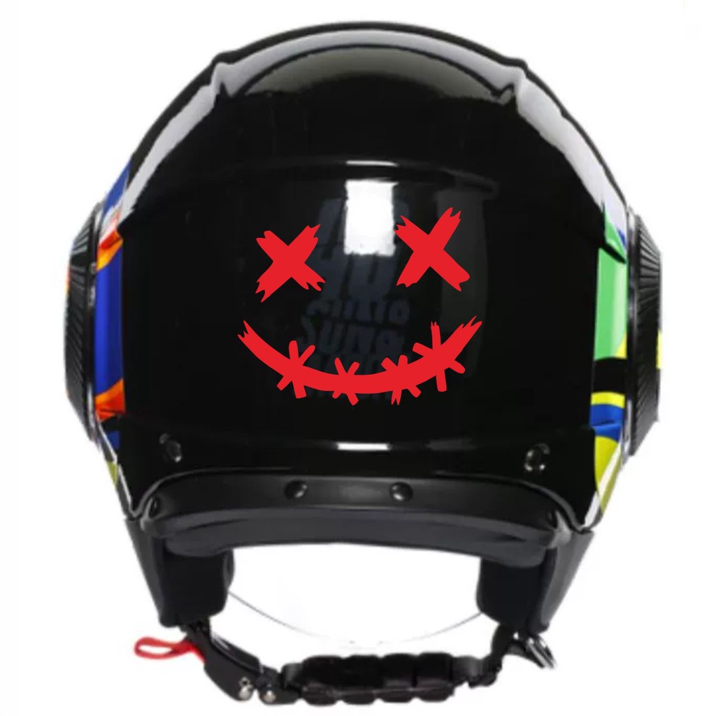 Smile Vinyl Stickers For Motorcycle Helmet Decals Decor Sticker Motor