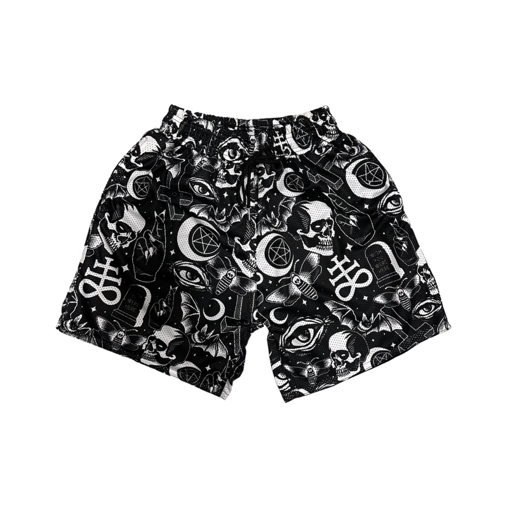 RISE OF BRUTALITY | OCCULT MESH SHORTS | Shopee Malaysia